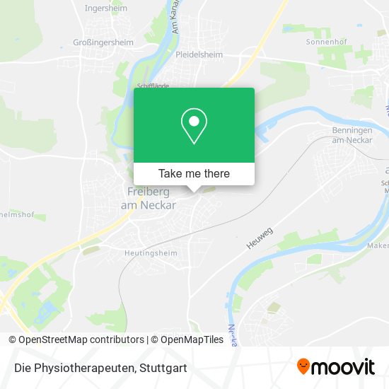 Die Physiotherapeuten map