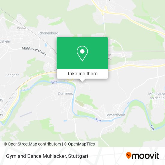 Gym and Dance Mühlacker map