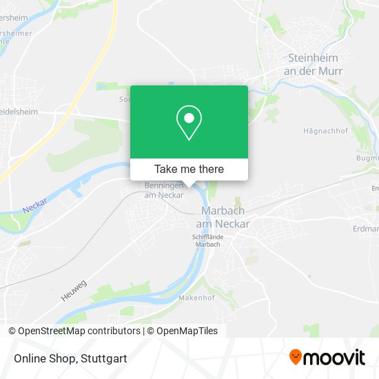 Online Shop map