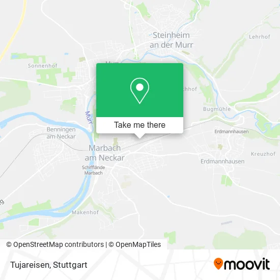 Карта Tujareisen