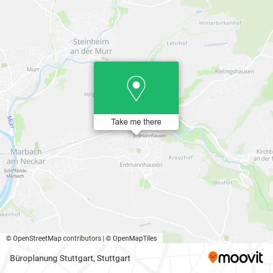 Карта Büroplanung Stuttgart