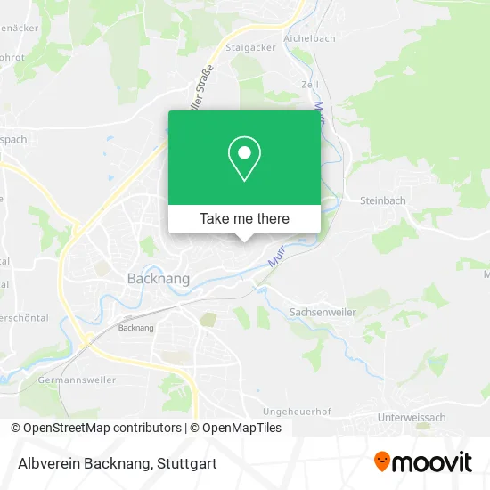 Карта Albverein Backnang