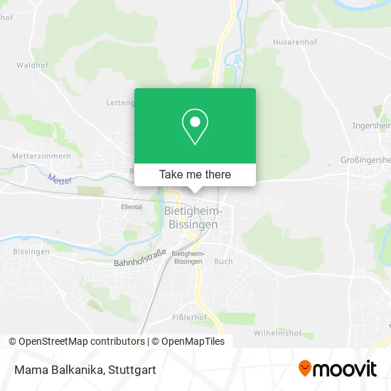 Карта Mama Balkanika