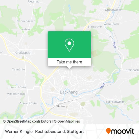 Карта Werner Klingler Rechtsbeistand