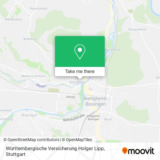 Württembergische Versicherung Holger Lipp map
