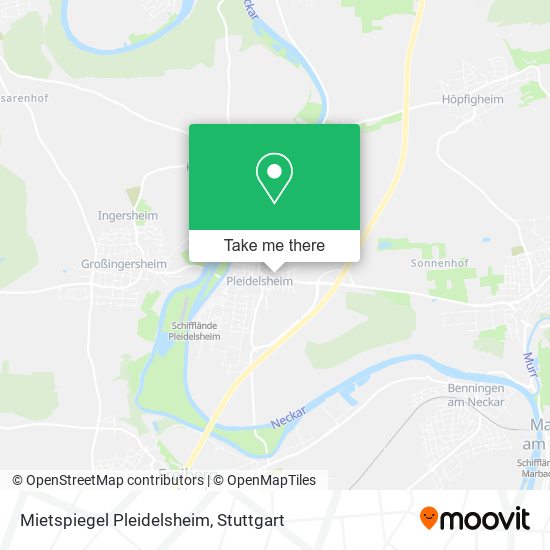 Карта Mietspiegel Pleidelsheim