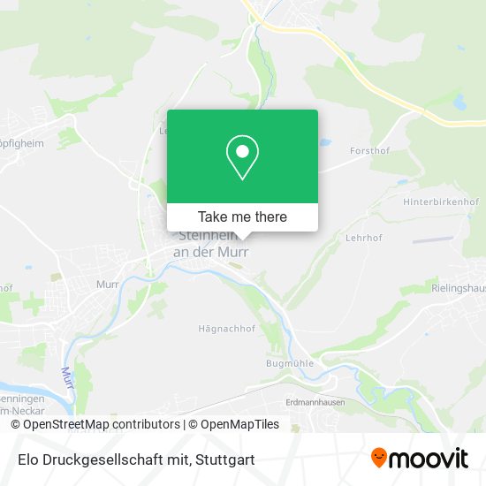 Elo Druckgesellschaft mit map