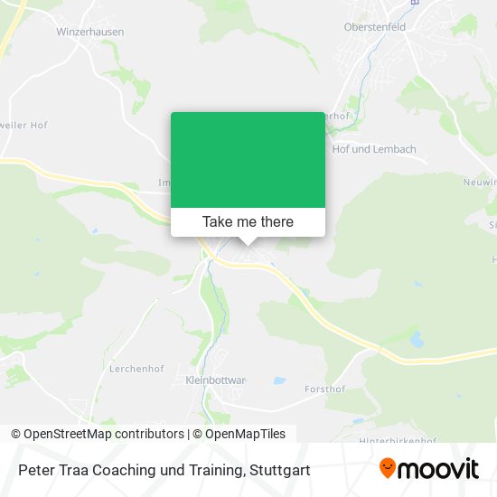 Peter Traa Coaching und Training map