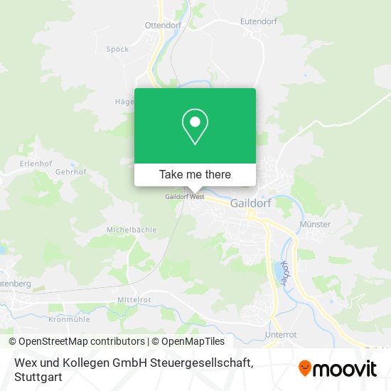 Wex und Kollegen GmbH Steuergesellschaft map