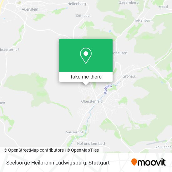 Карта Seelsorge Heilbronn Ludwigsburg