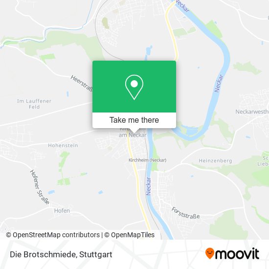 Die Brotschmiede map