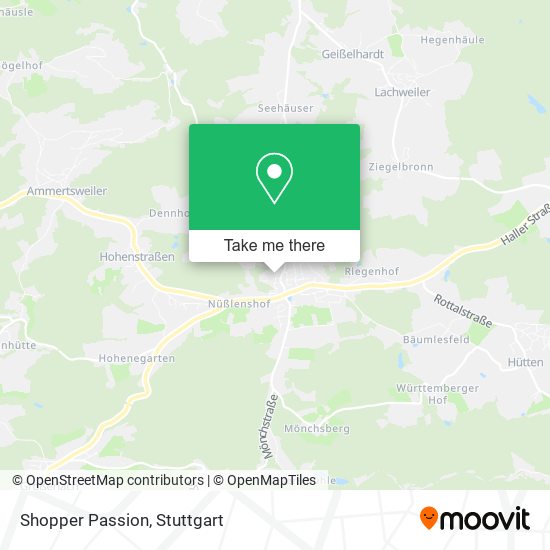 Shopper Passion map