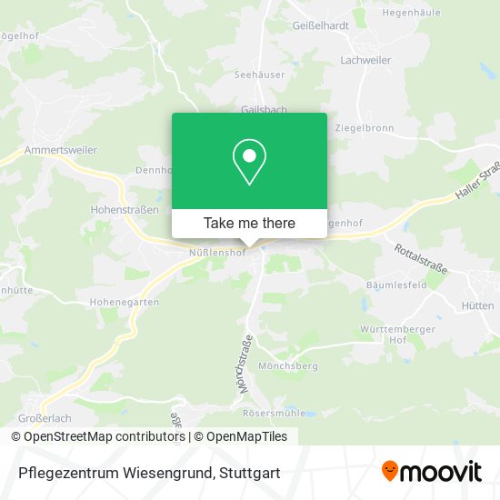 Pflegezentrum Wiesengrund map