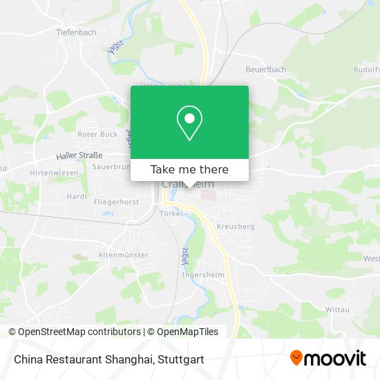 China Restaurant Shanghai map