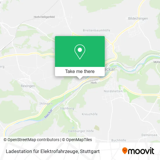 Карта Ladestation für Elektrofahrzeuge