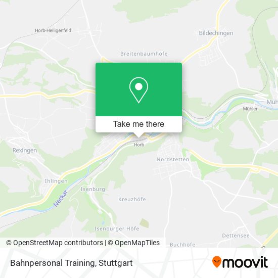 Bahnpersonal Training map