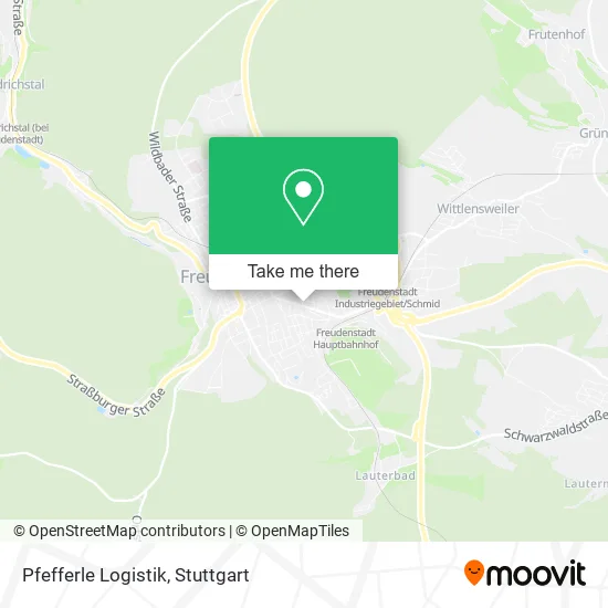 Карта Pfefferle Logistik