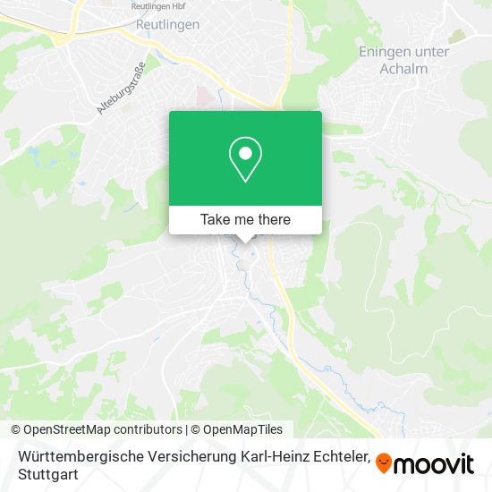 Württembergische Versicherung Karl-Heinz Echteler map