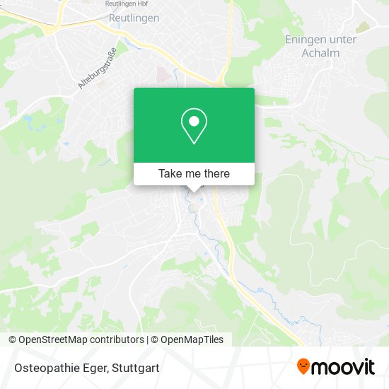 Osteopathie Eger map