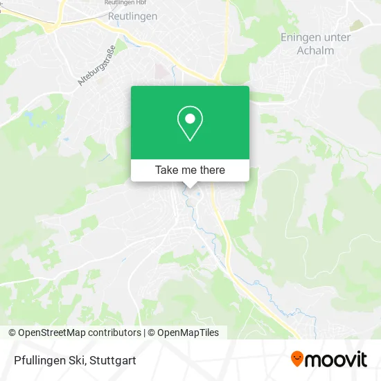 Карта Pfullingen Ski