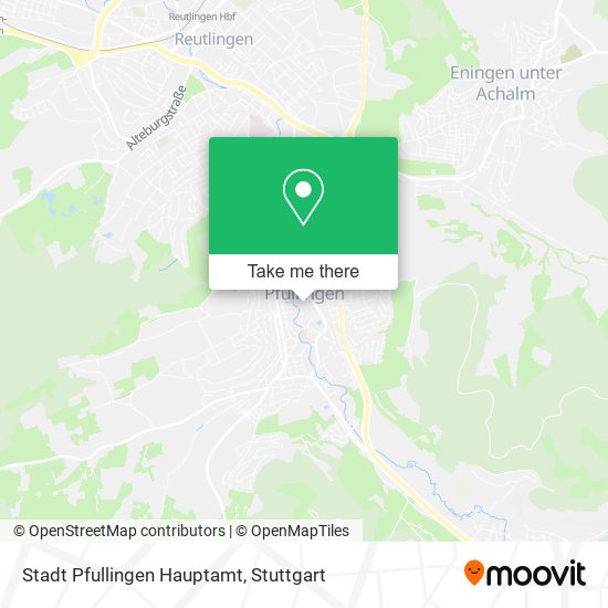 Stadt Pfullingen Hauptamt map