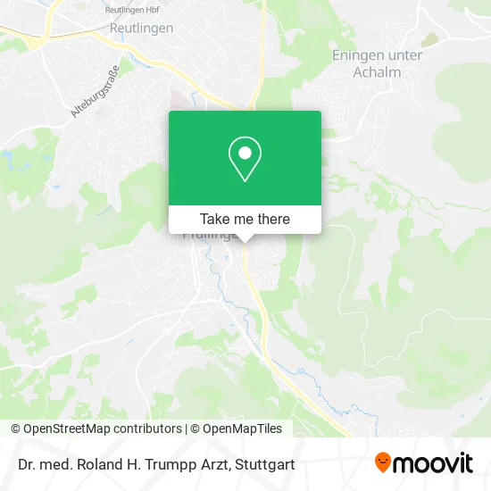 Карта Dr. med. Roland H. Trumpp Arzt