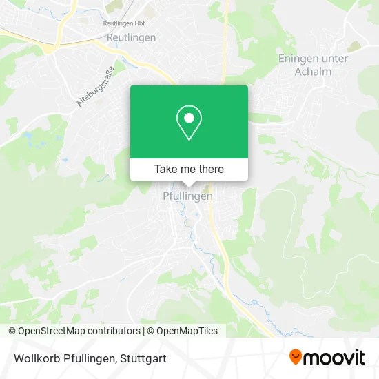 Карта Wollkorb Pfullingen