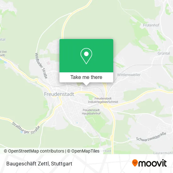 Карта Baugeschäft Zettl