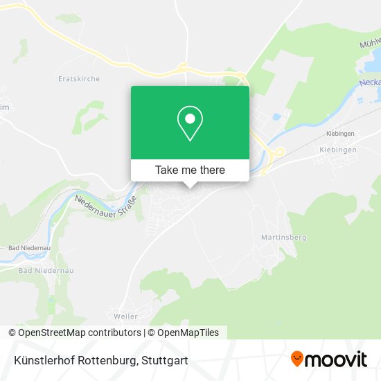 Künstlerhof Rottenburg map