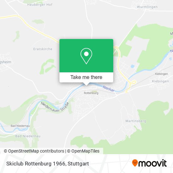 Skiclub Rottenburg 1966 map