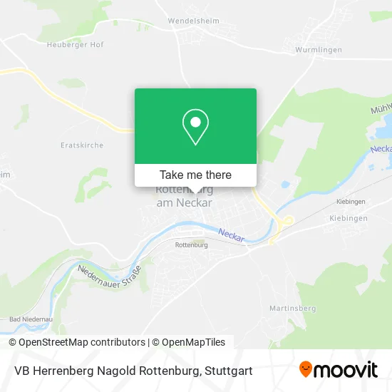 Карта VB Herrenberg Nagold Rottenburg
