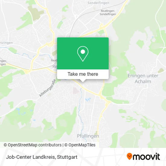 Карта Job-Center Landkreis