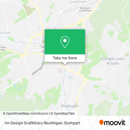 Im-Design Grafikbüro Reutlingen map