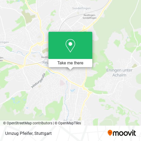 Umzug Pfeifer map