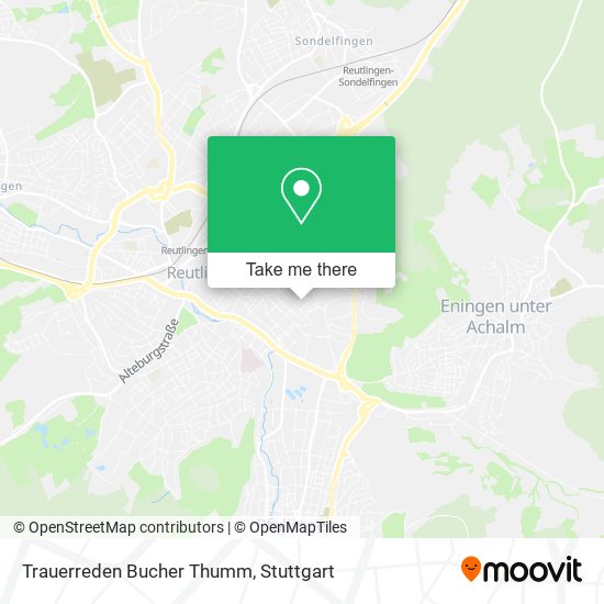 Trauerreden Bucher Thumm map