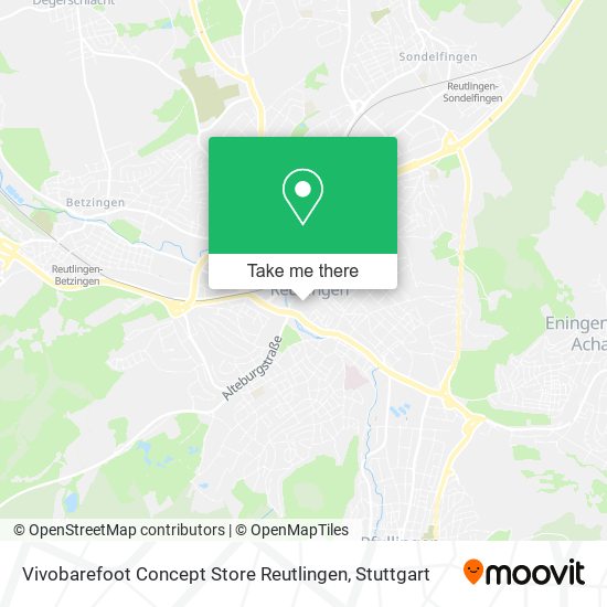 Карта Vivobarefoot Concept Store Reutlingen