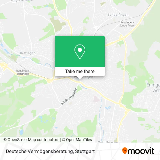 Карта Deutsche Vermögensberatung