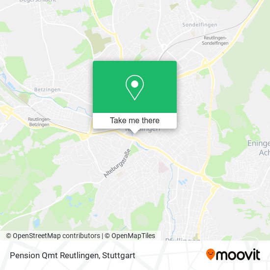 Pension Qmt Reutlingen map