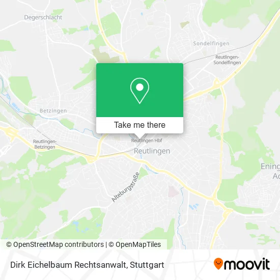 Карта Dirk Eichelbaum Rechtsanwalt