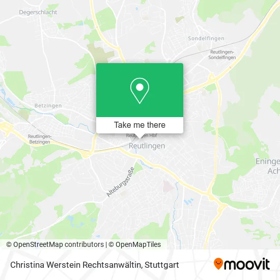 Карта Christina Werstein Rechtsanwältin