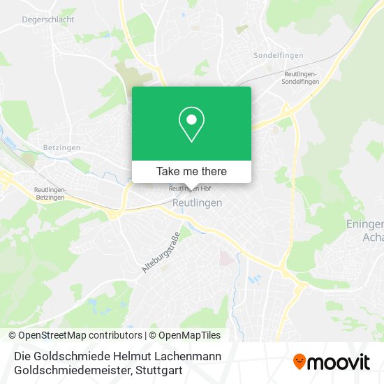 Die Goldschmiede Helmut Lachenmann Goldschmiedemeister map