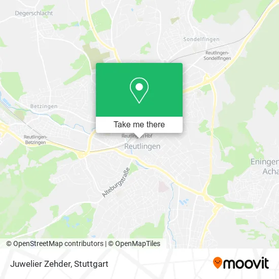 Карта Juwelier Zehder