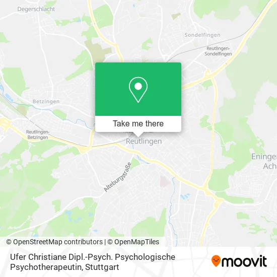 Карта Ufer Christiane Dipl.-Psych. Psychologische Psychotherapeutin