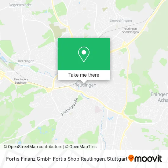 Карта Fortis Finanz GmbH Fortis Shop Reutlingen