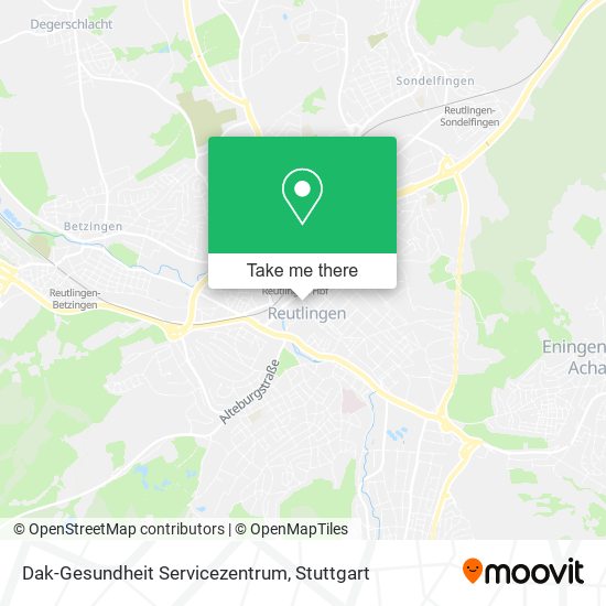 Dak-Gesundheit Servicezentrum map