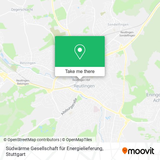 Südwärme Gesellschaft für Energielieferung map