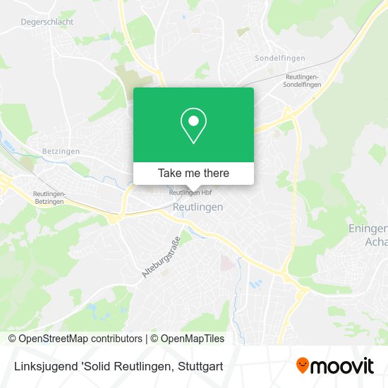 Карта Linksjugend 'Solid Reutlingen