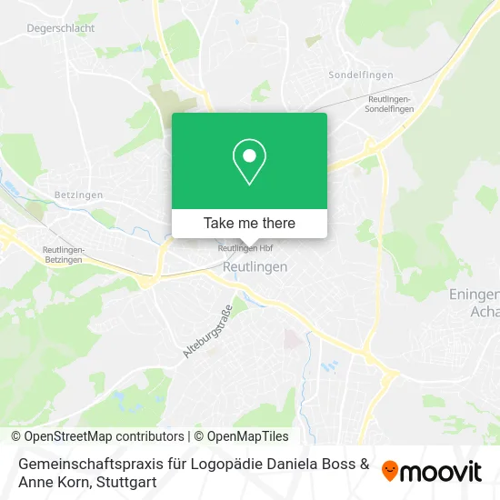 Карта Gemeinschaftspraxis für Logopädie Daniela Boss & Anne Korn