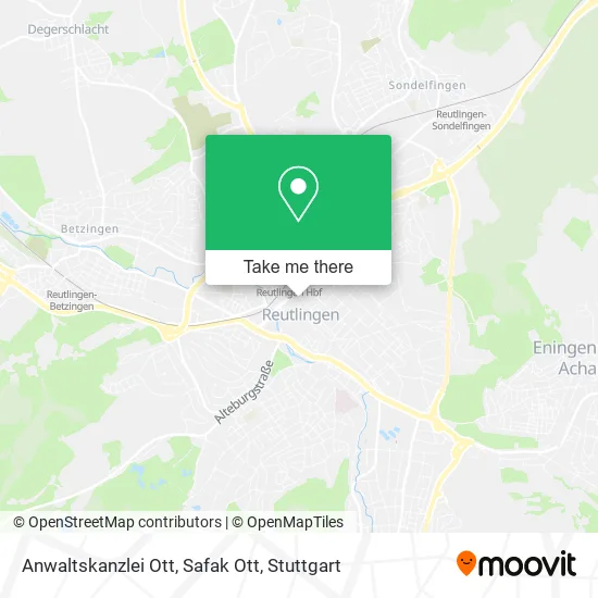 Карта Anwaltskanzlei Ott, Safak Ott