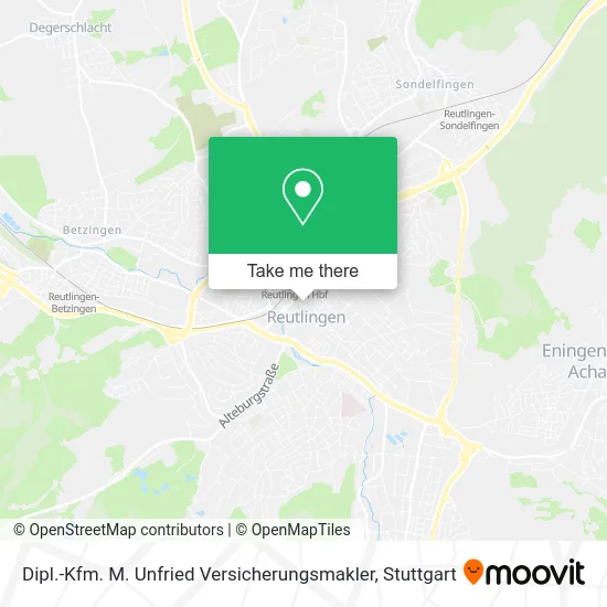 Карта Dipl.-Kfm. M. Unfried Versicherungsmakler